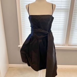 BCBG MaxAzria (Size 10) Black Silk Formal Dress